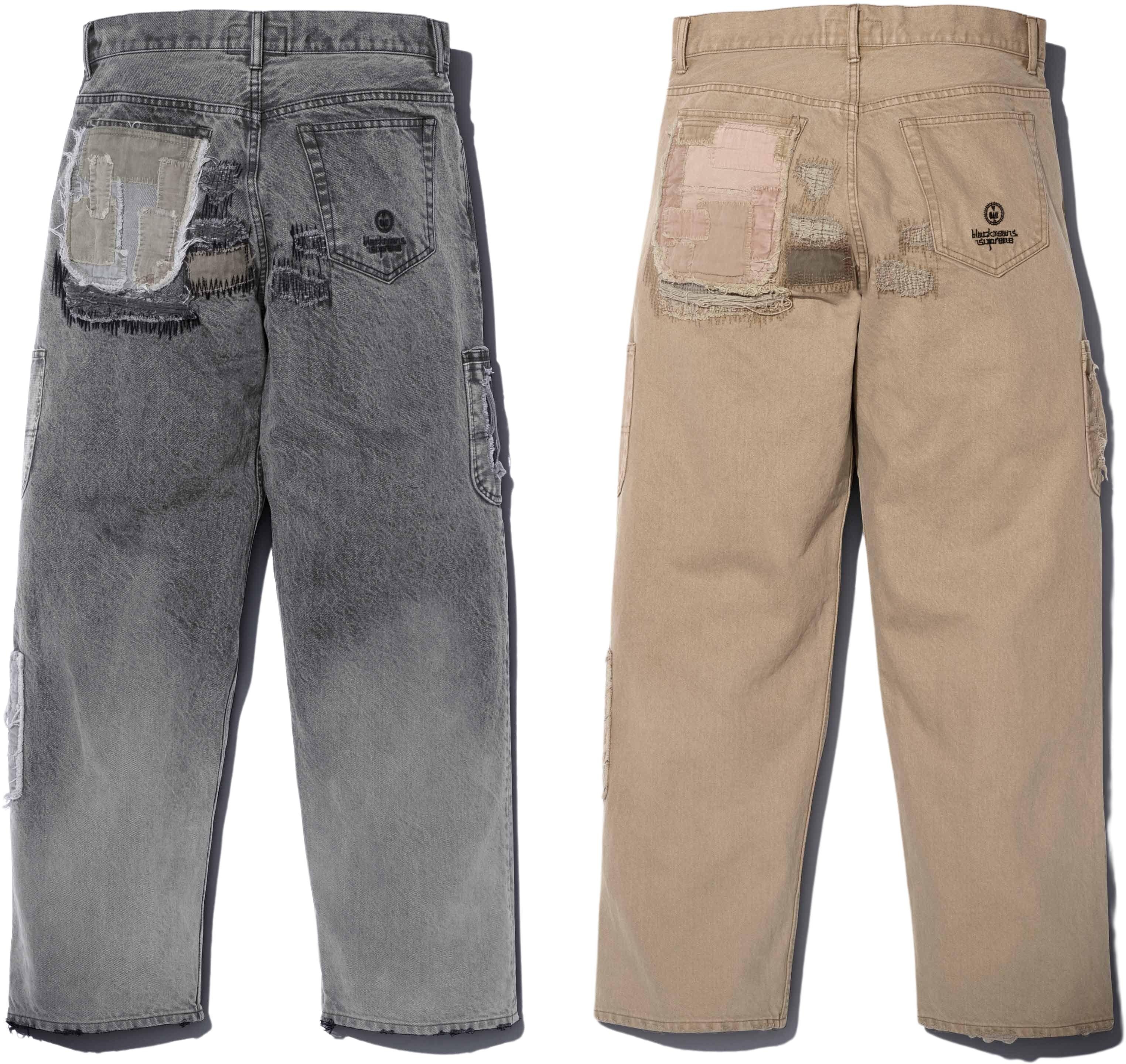 Supreme®/blackmeans Mended Loose Fit Jean view 5